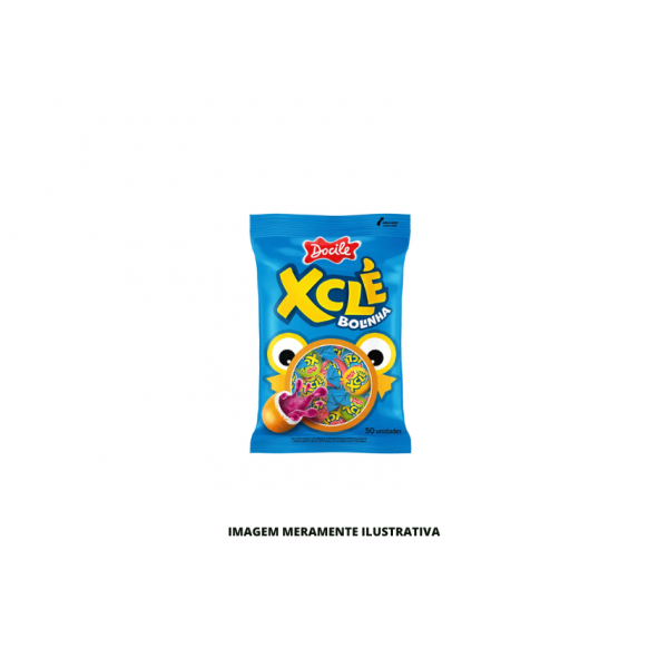 GOMA DE MASCAR - DOCILE - 250g XCLE BOLINHA TUTTI FRUTTI